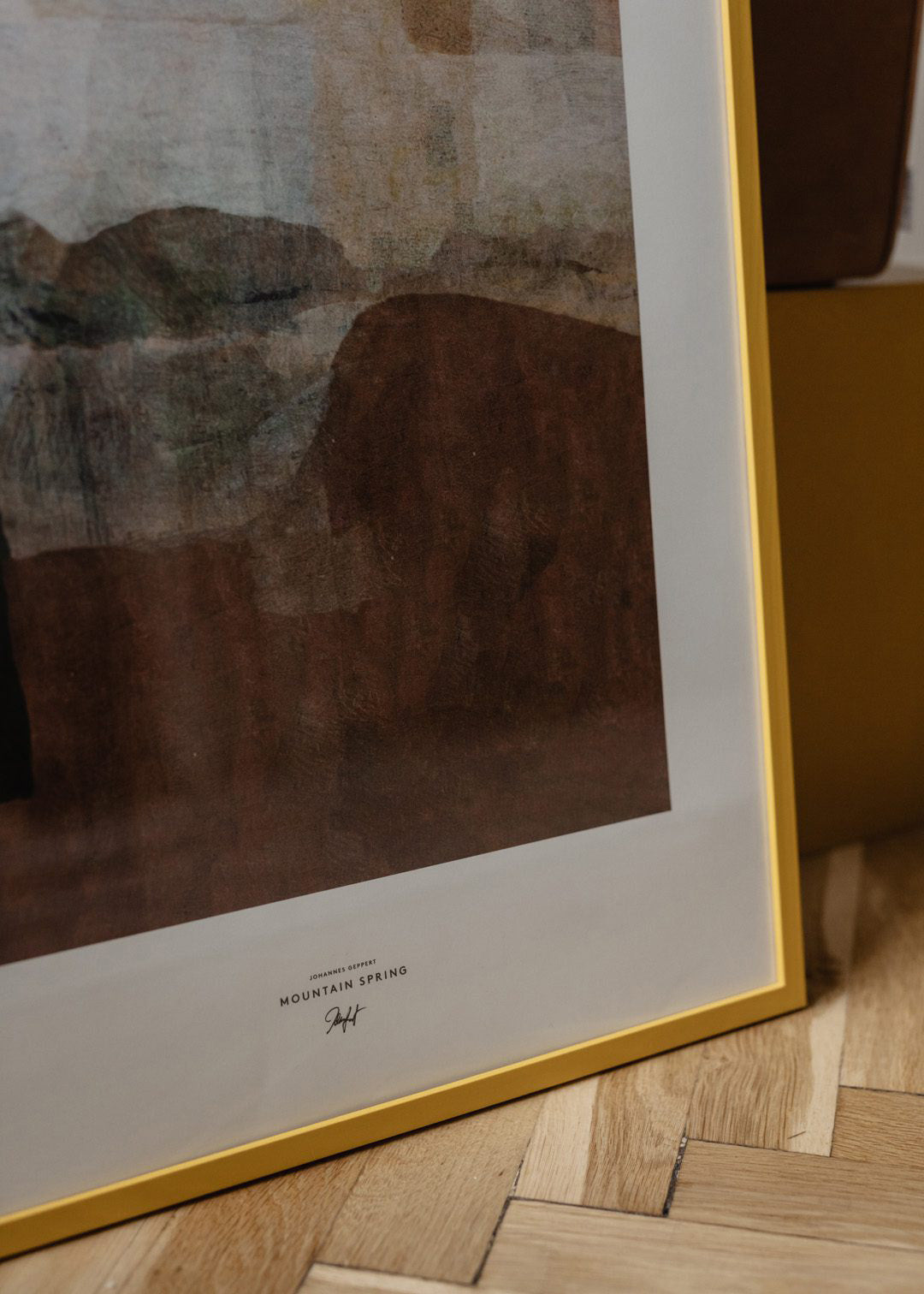 The Poster Club Frame Yellow