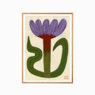 The Poster Club Josefin Norlin - Jazzy Flower Oak Frame