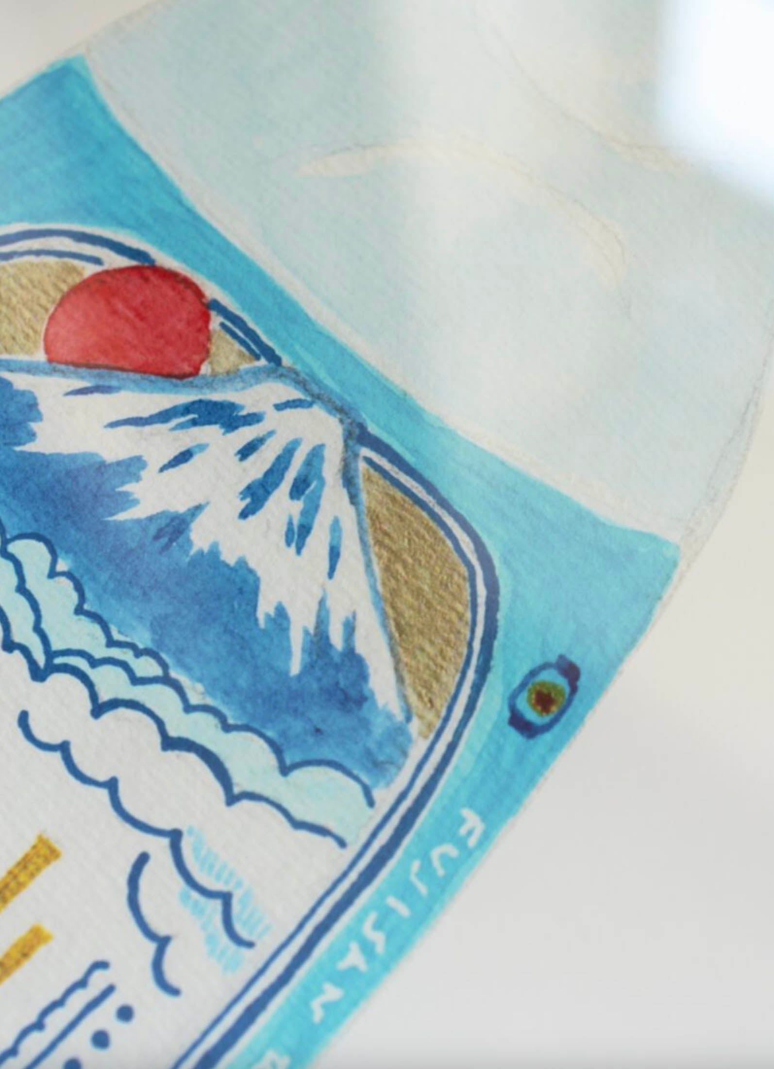 The Poster Club Melina Pecharki - Fujisan Ramune