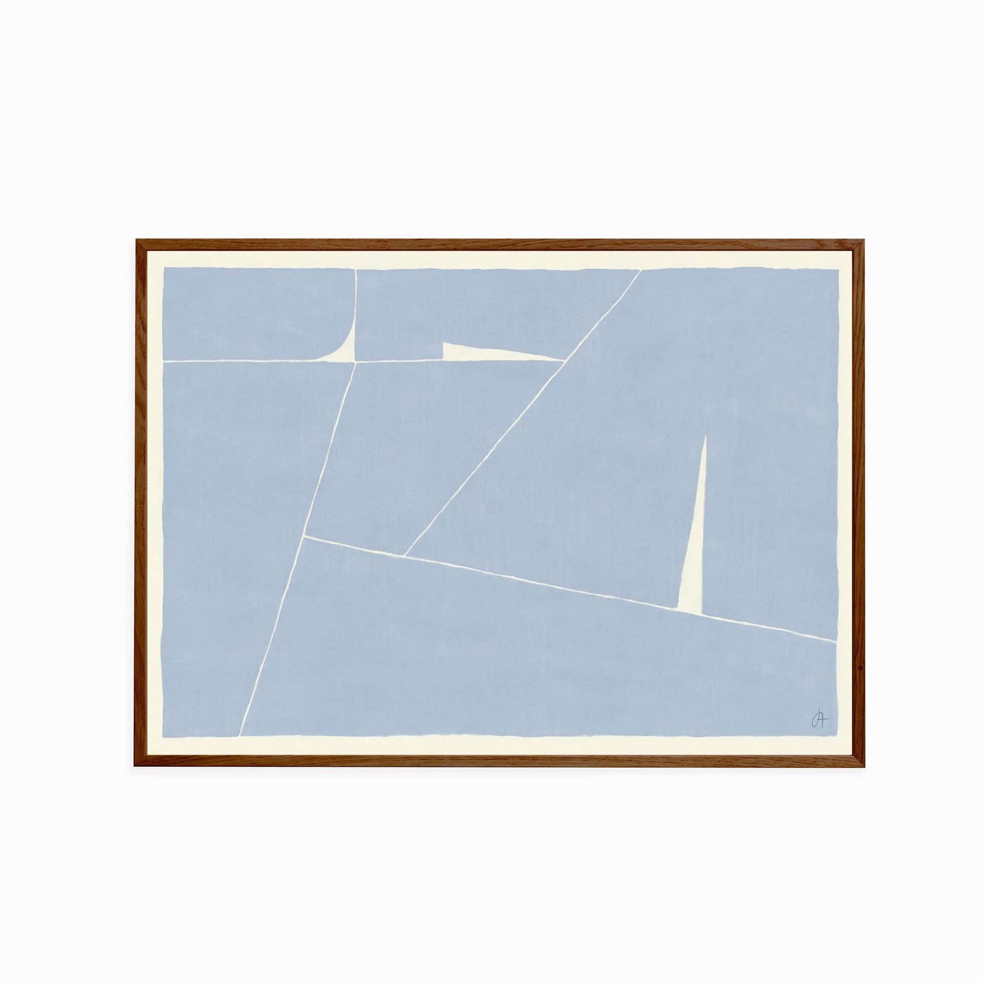 The Poster Club Nord Projects - 12PM Dark Stained Oak Frame