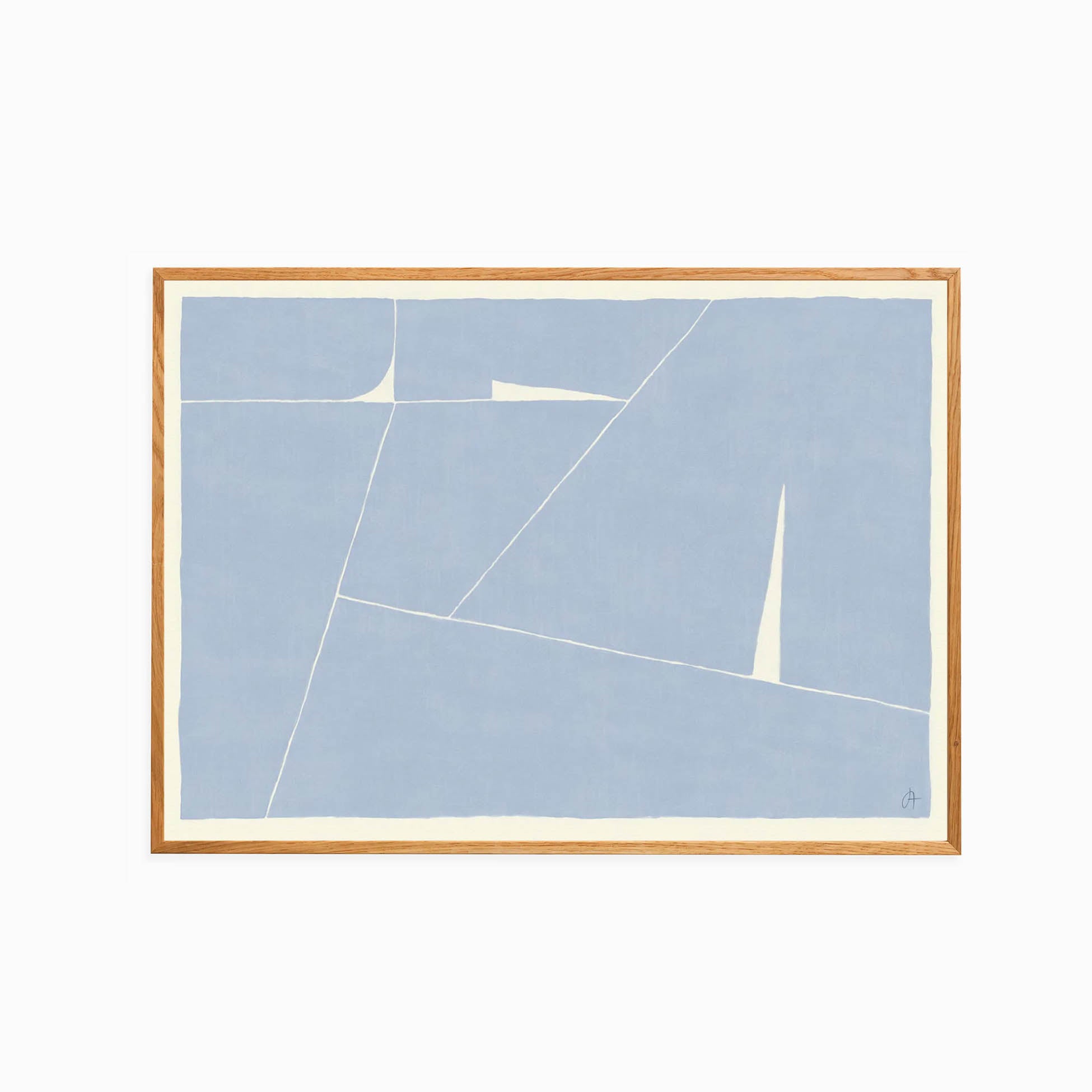 The Poster Club Nord Projects - 12PM Oak Frame