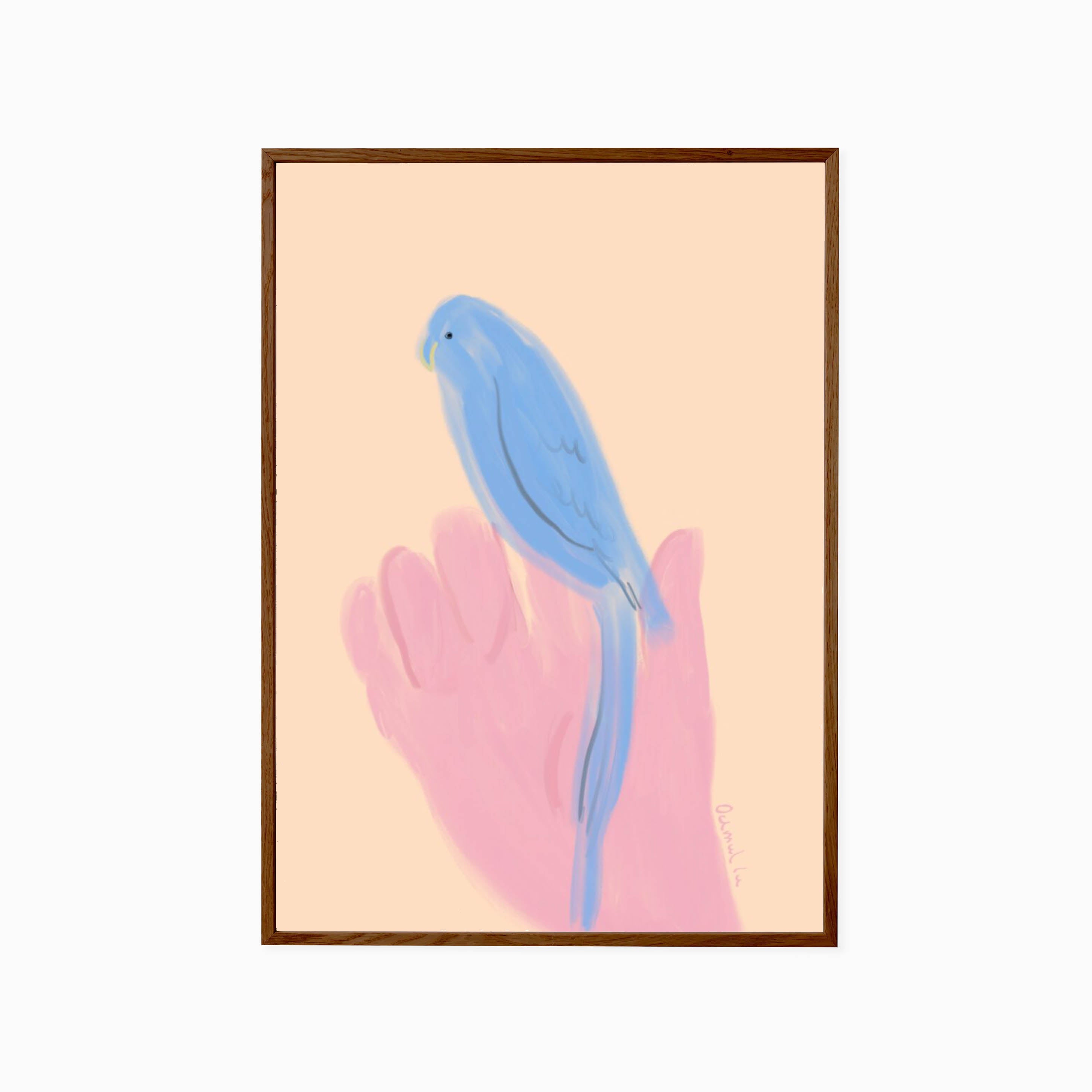 The Poster Club Oamul - Parrot in Hand