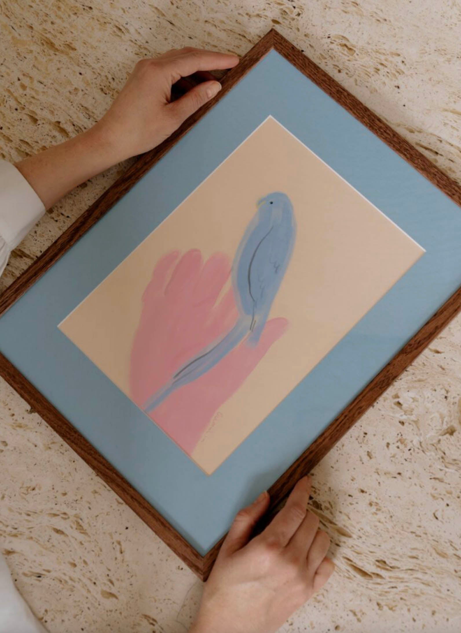 The Poster Club Oamul - Parrot in Hand