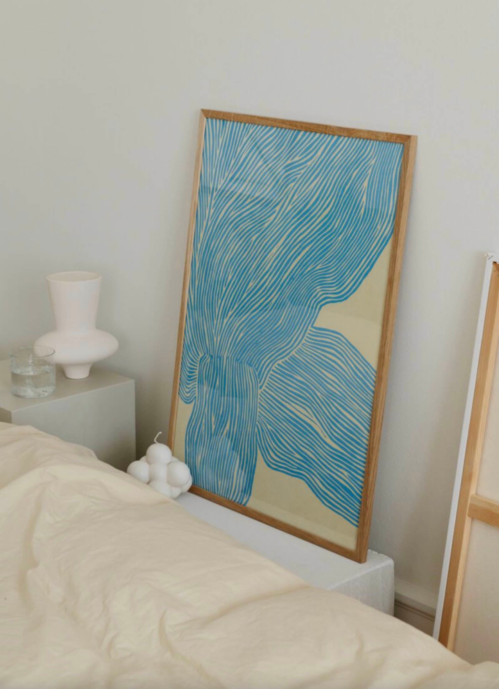 The Poster Club - Rebecca Hein The Line - Blue