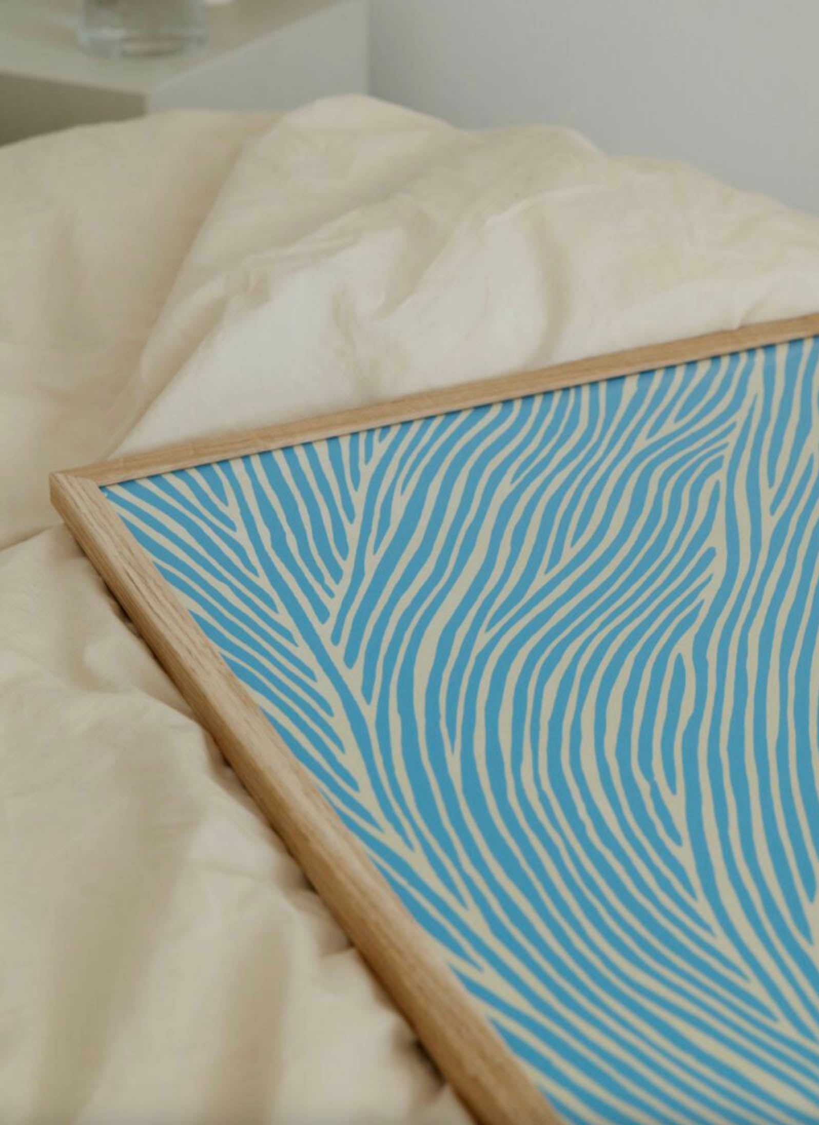 The Poster Club - Rebecca Hein The Line - Blue