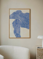 The Poster Club - Rebecca Hein The Line - Navy