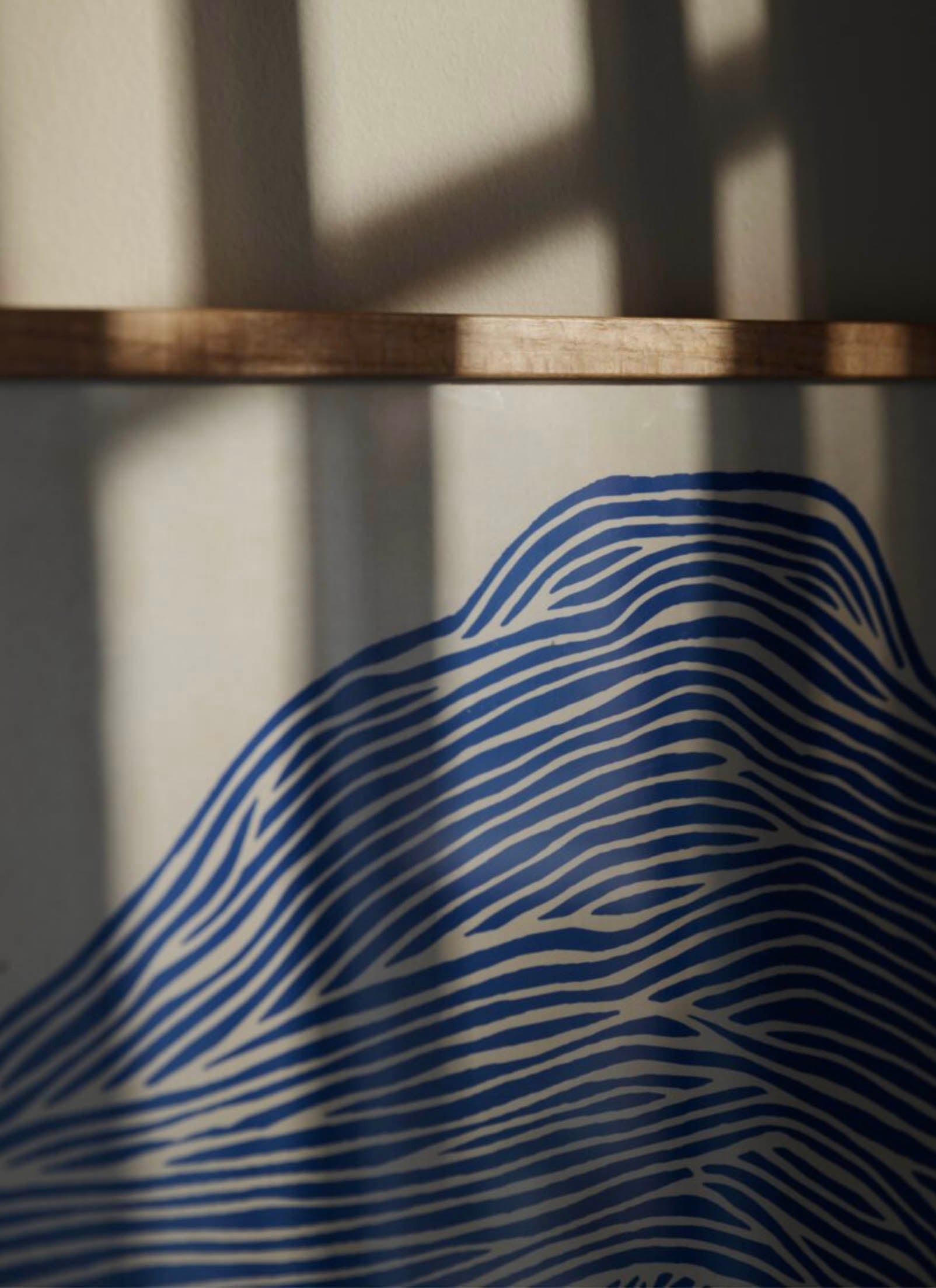 The Poster Club - Rebecca Hein The Line - Navy