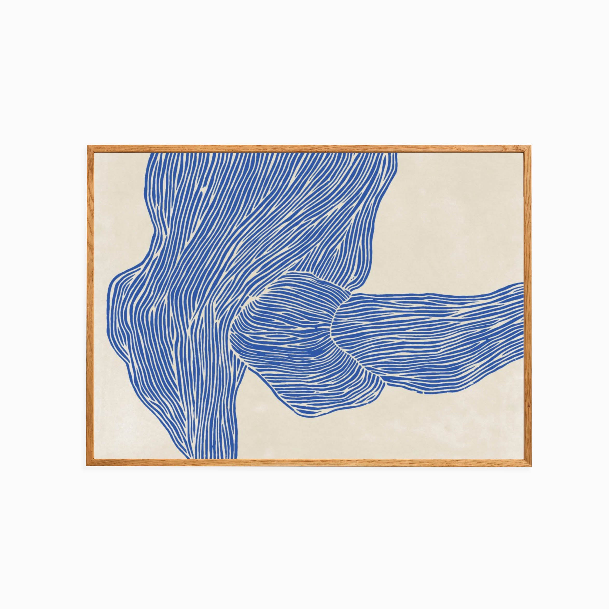 The Poster Club - Rebecca Hein The Line - Navy