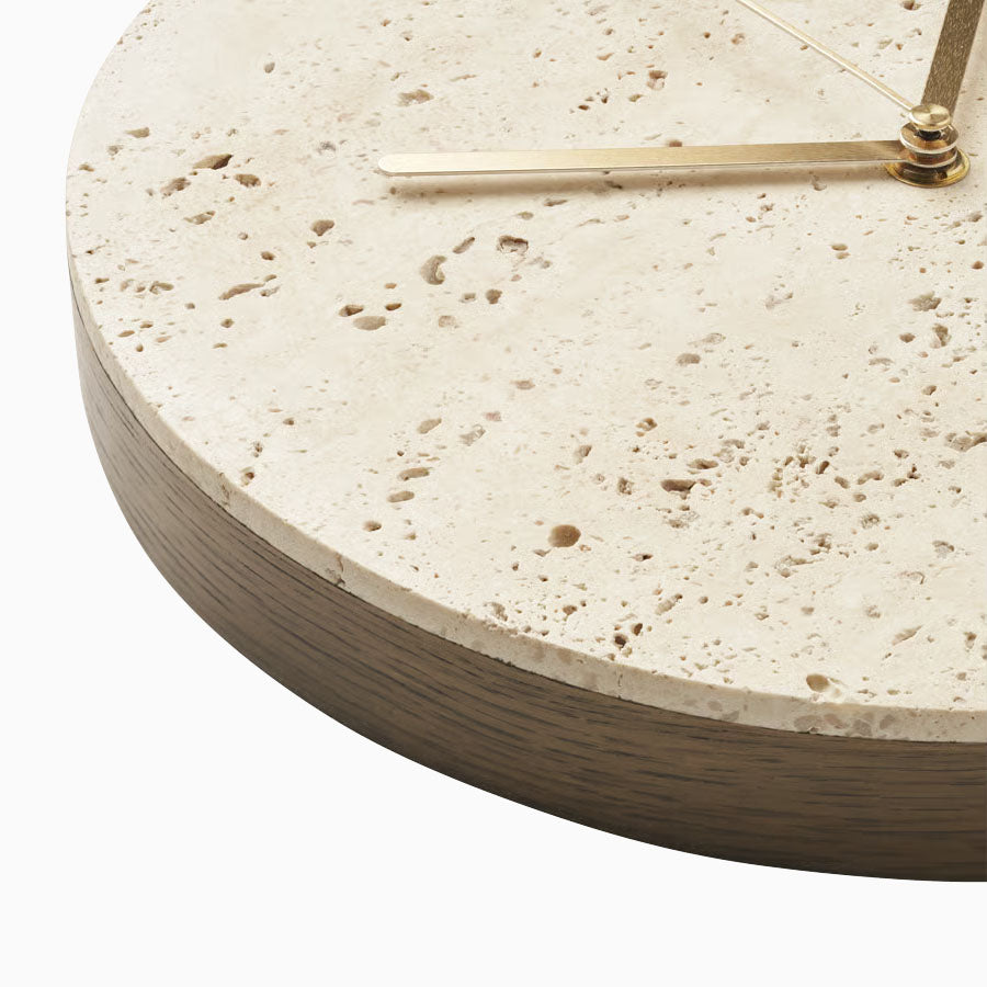 Bolia Tima Wall Clock Dark Stained Oak