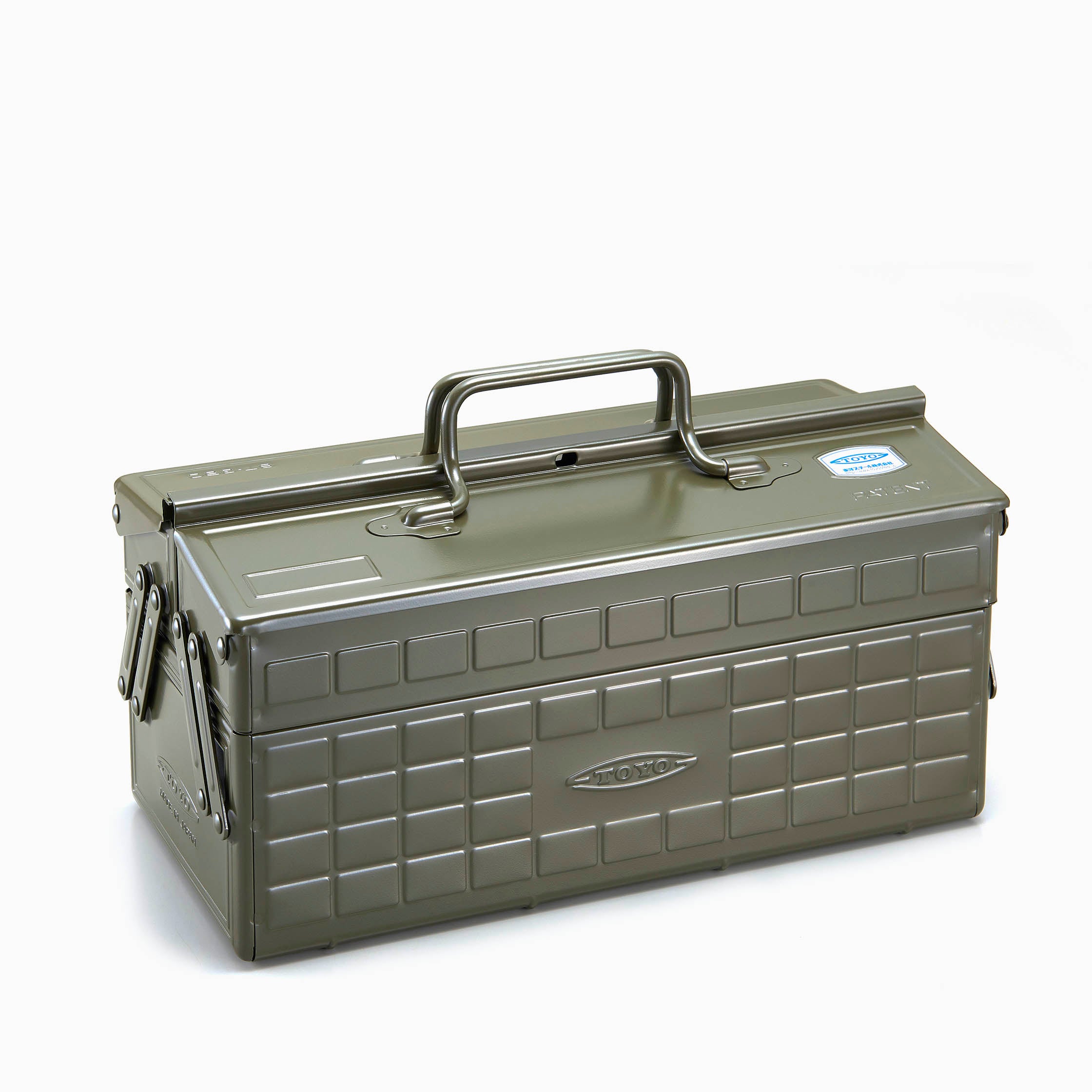 Toyo Steel Cantilever Toolbox ST-350 Moss Green