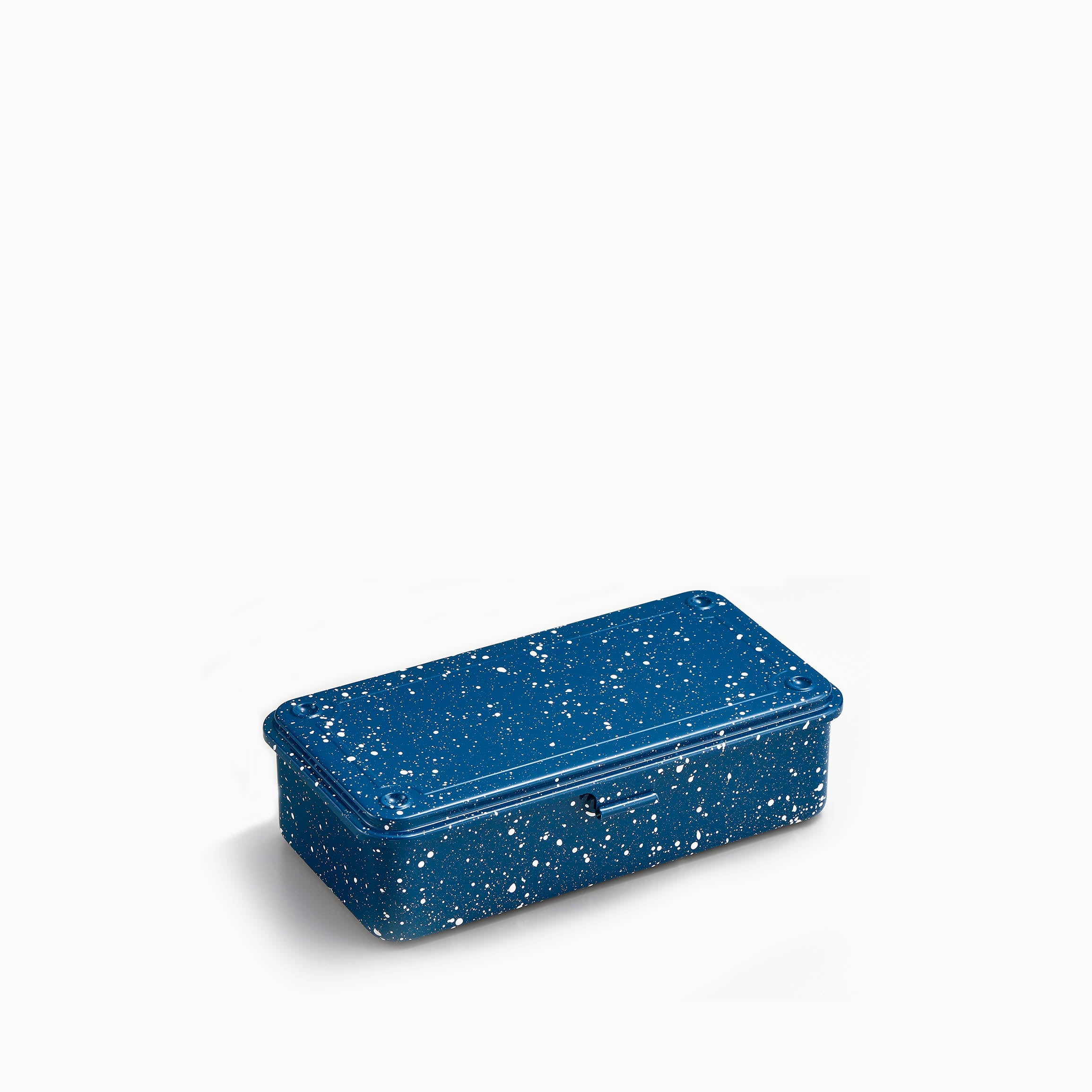 Toyo Steel Trunk Shape Toolbox T-190 Japanese INdigo