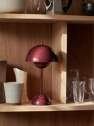 &Tradition Flowerpot Lamp Portable Dark Plum