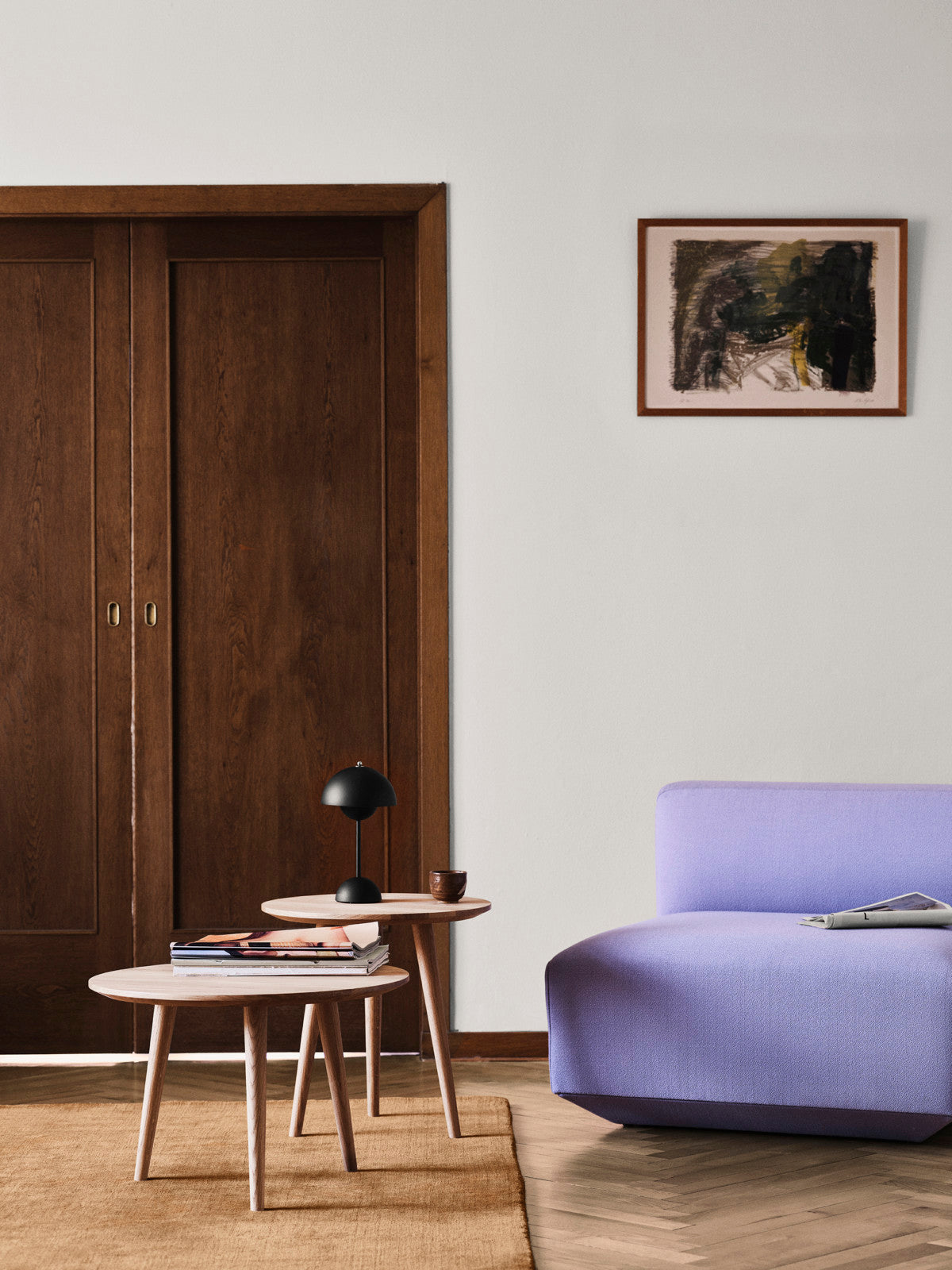 &Tradition Flowerpot Lamp Portable Matt Black