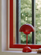 &Tradition Flowerpot Lamp Portable Vermillion Red