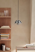 &Tradition Flowerpot Pendant VP1 Black White Pattern