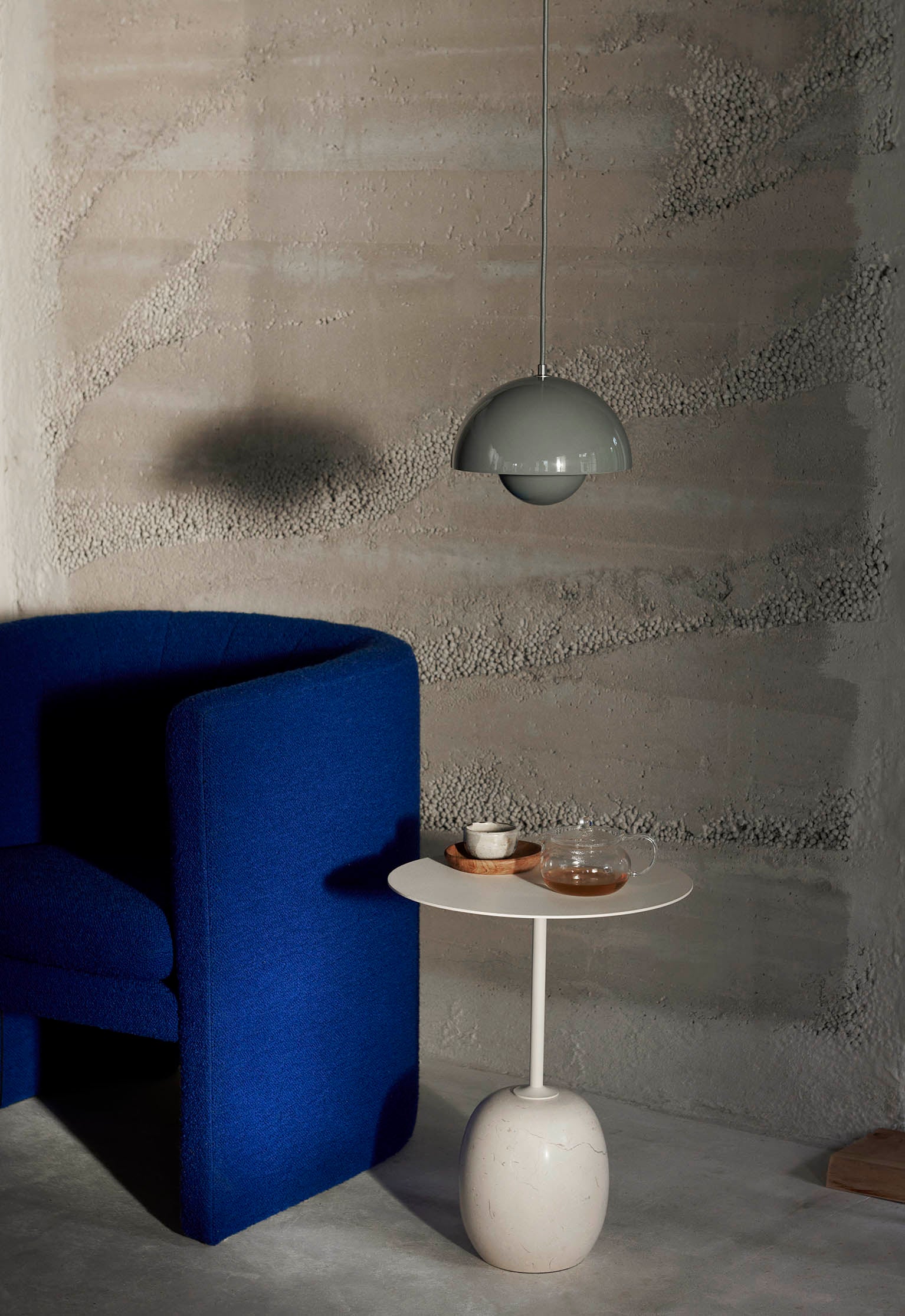 &Tradition Flowerpot Pendant VP1 Stone Blue