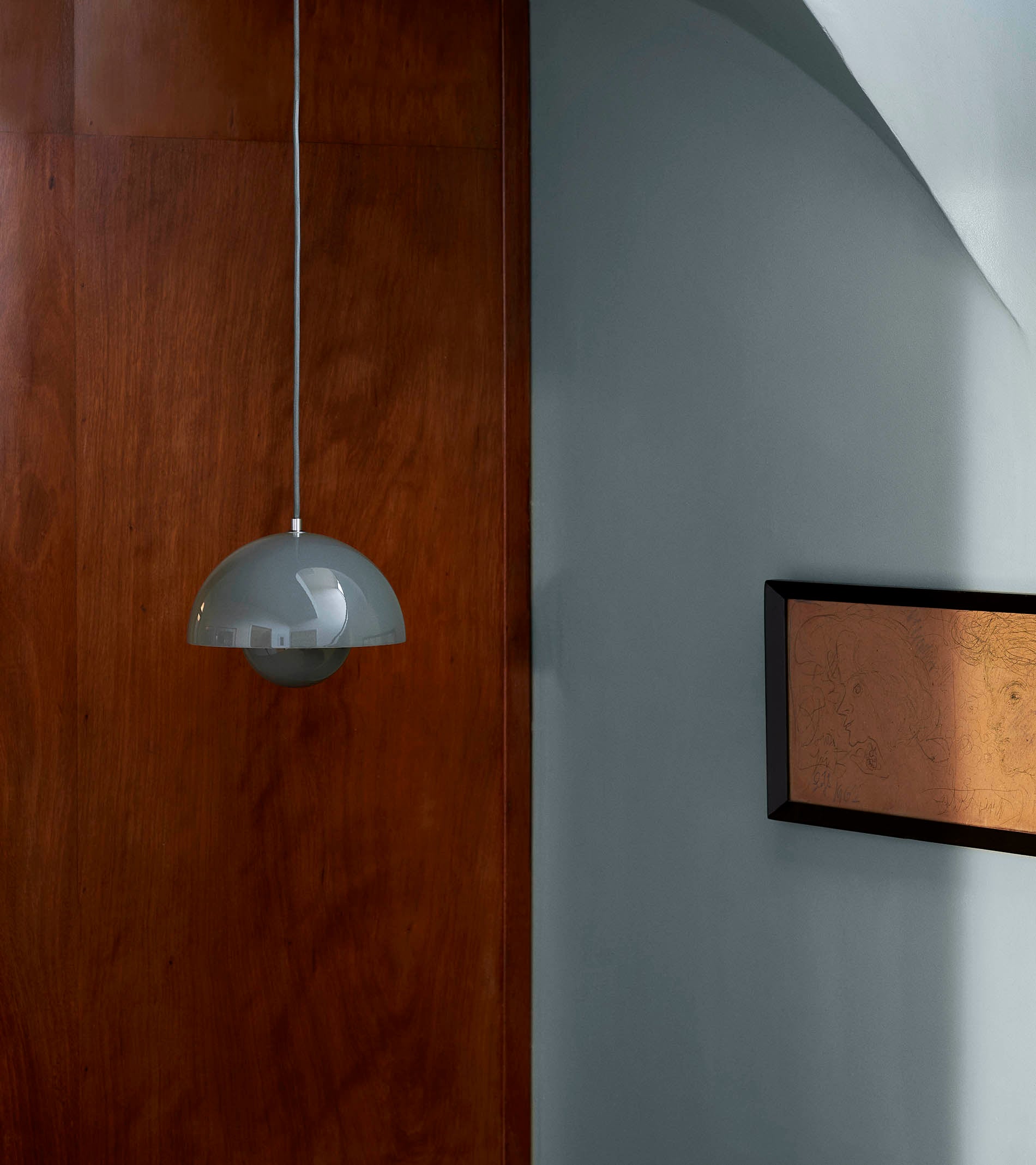 &Tradition Flowerpot Pendant VP1 Stone Blue