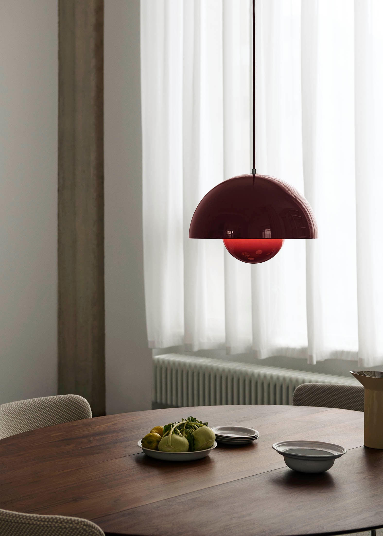 &Tradition Flowerpot Pendant VP7 Ø37cm Vermillion Red