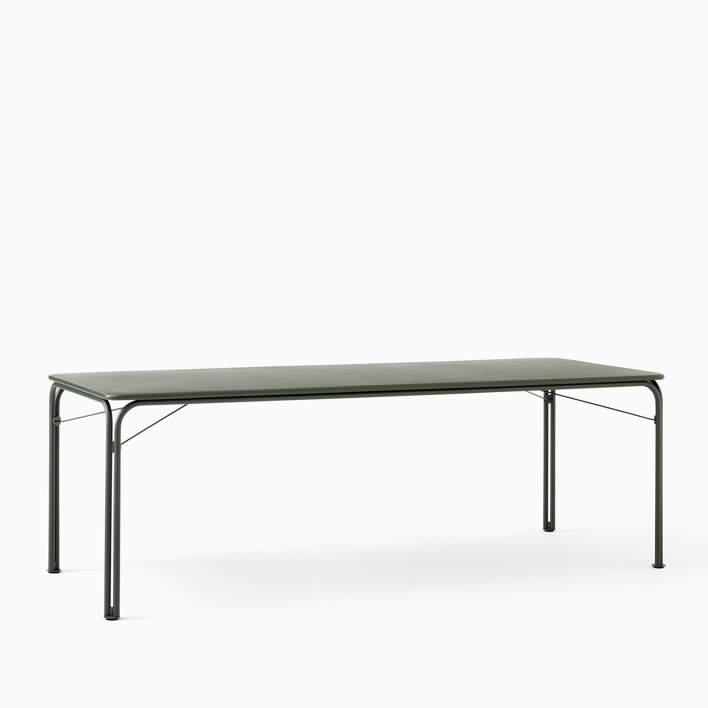 &Tradition Thorvald SC99 Outdoor Dining Table Bronze Green