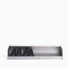 Util x JAK Shoe Rack Brushed Aluminium