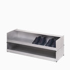 Util x JAK Shoe Rack Brushed Aluminium