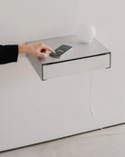 Util KGT Wall Mounted Drawer 1 Brushed Aluminium