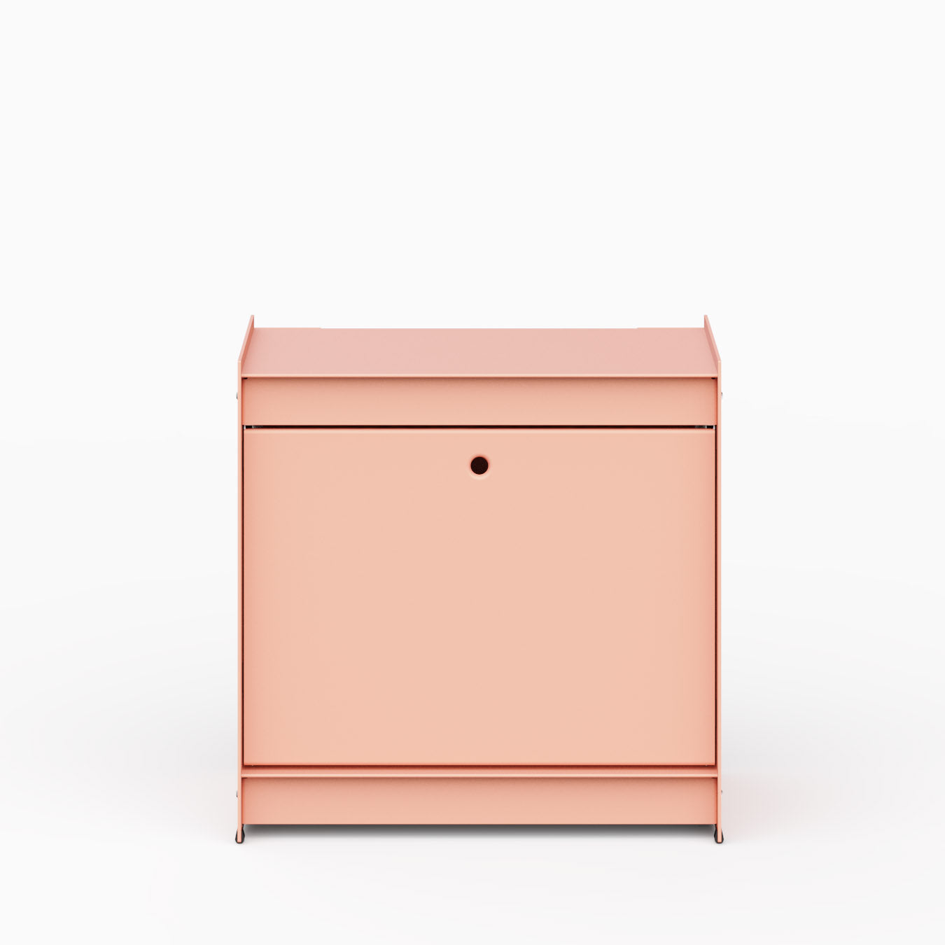 Util Plie Bedside Table with 1 Tall Drawer Coral