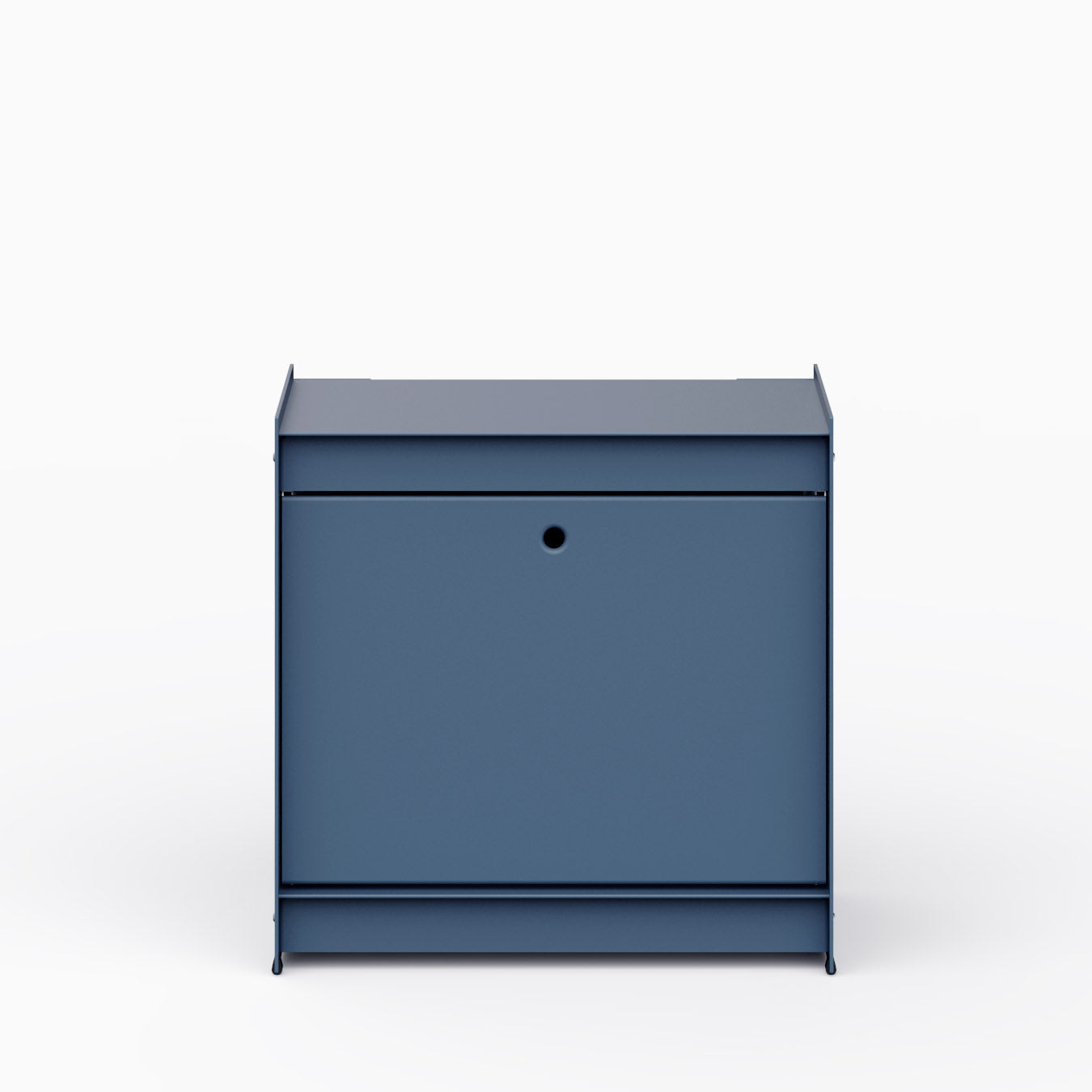 Util Plie Bedside Table with 1 Tall Drawer Midnight Blue