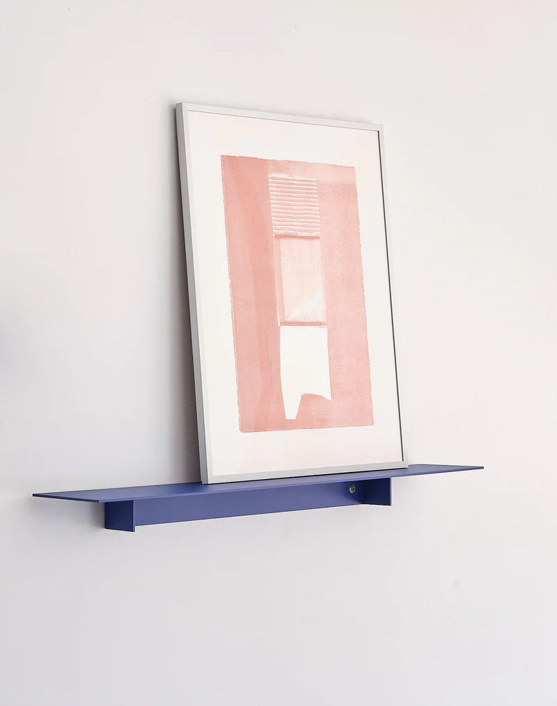 Util Plié Single Shelf 75cm Ultramarine