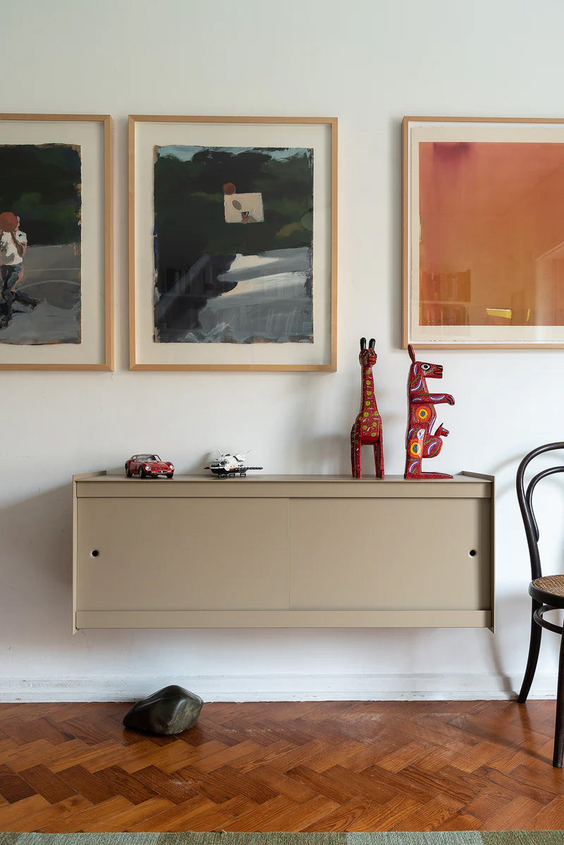 Util Plié Wall Unit 2 Doors 120cm Beige