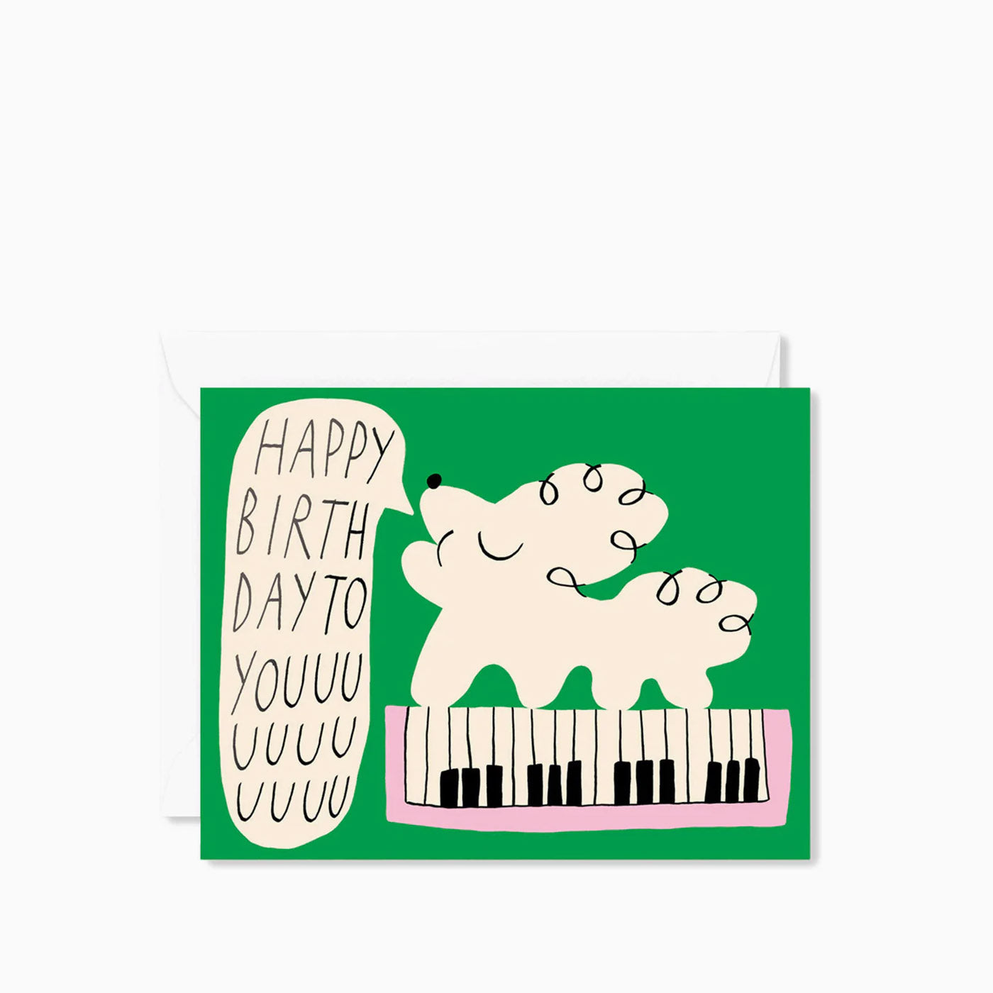 WRAP Happy Birthday Dog and Keyboard