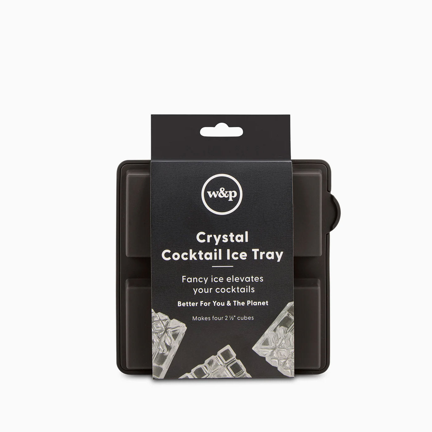 W&P Cocktail Ice Tray Crystal Charcoal