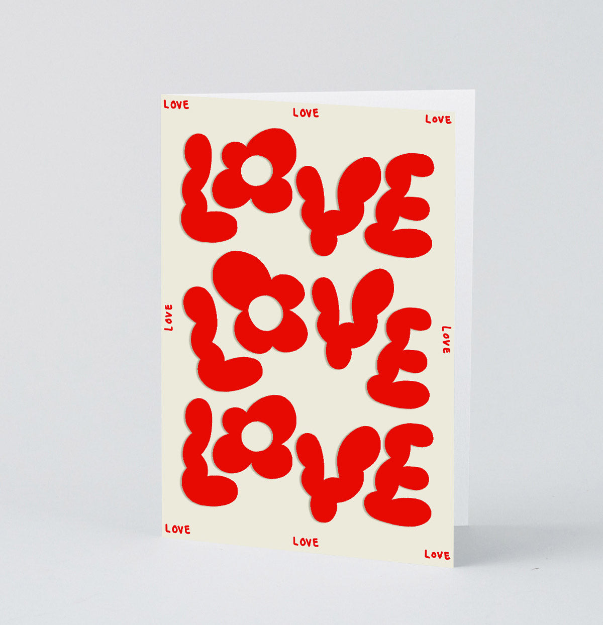 Wrap Love Love Love Greeting Card