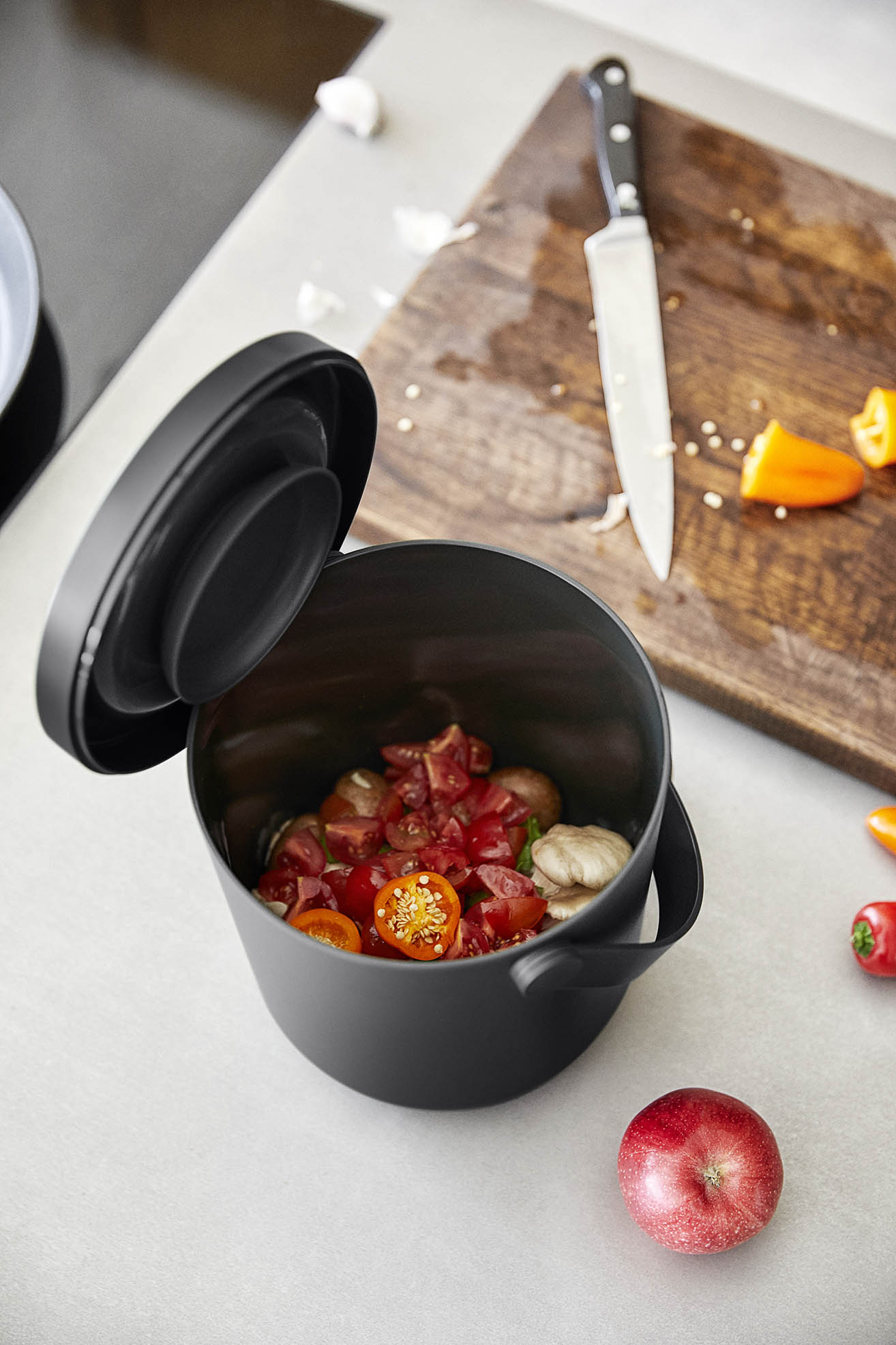 Zone Circular Bin 3L - Black