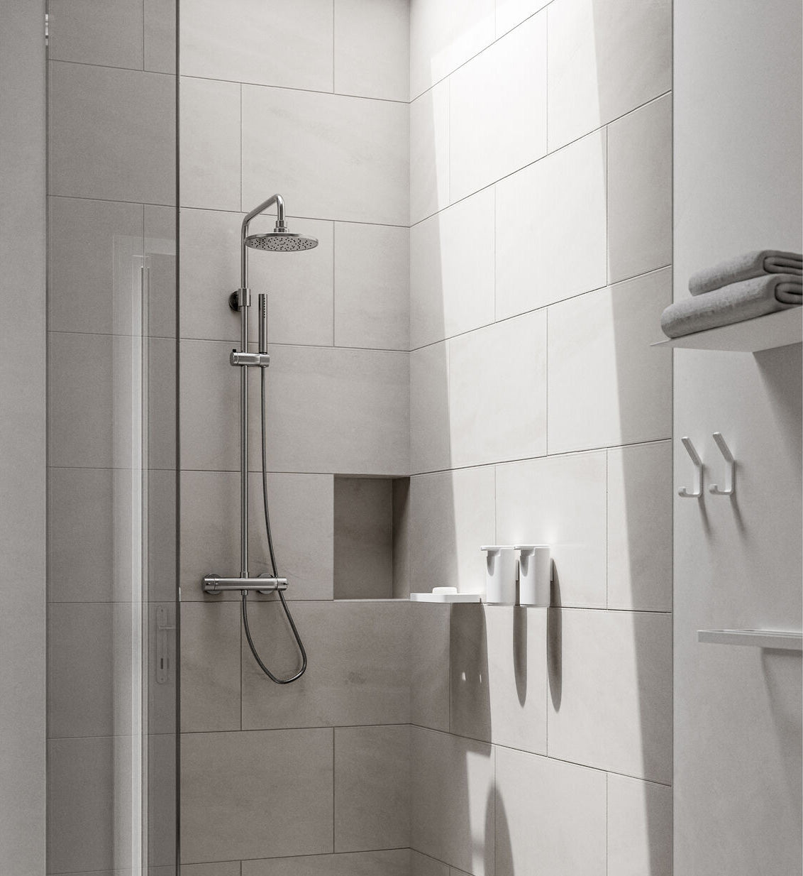 Zone Rim Double Hook White