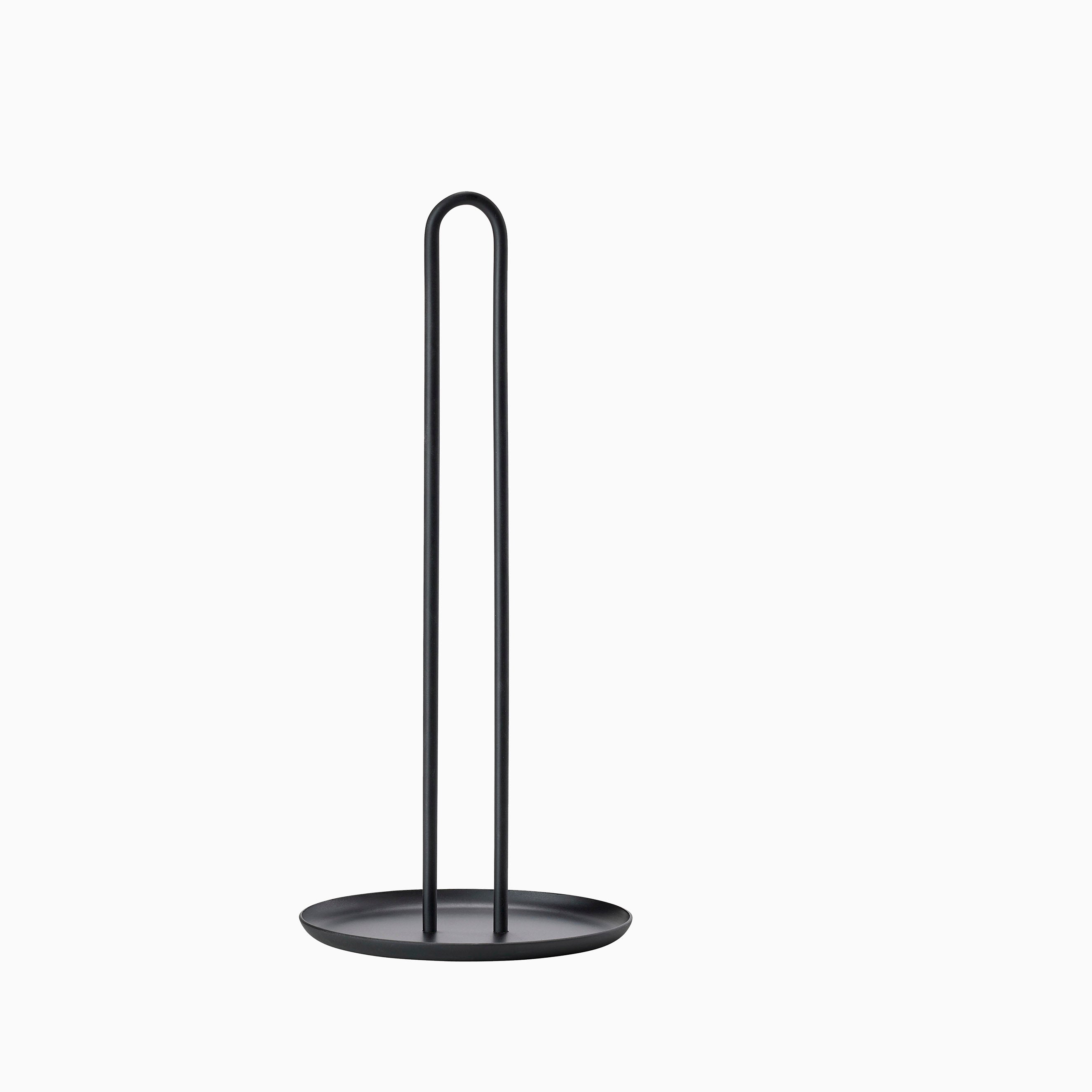 Zone Singles Kitchen Roll Holder Black