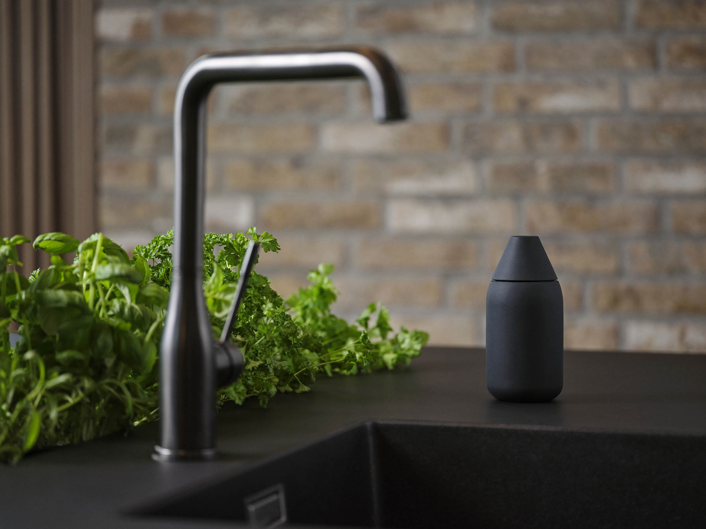 Zone Singles Soap Container Black