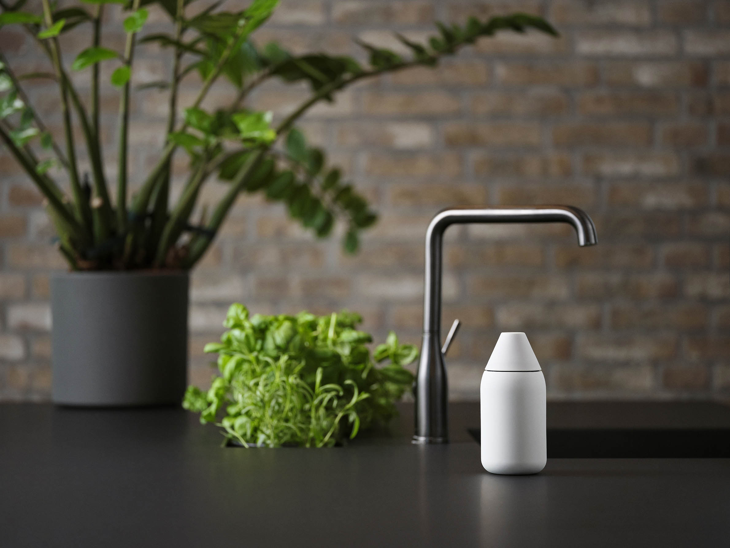 Zone Singles Soap Container Soft Grey