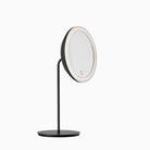 Zone Table Mirror with Magnification and Light - Black