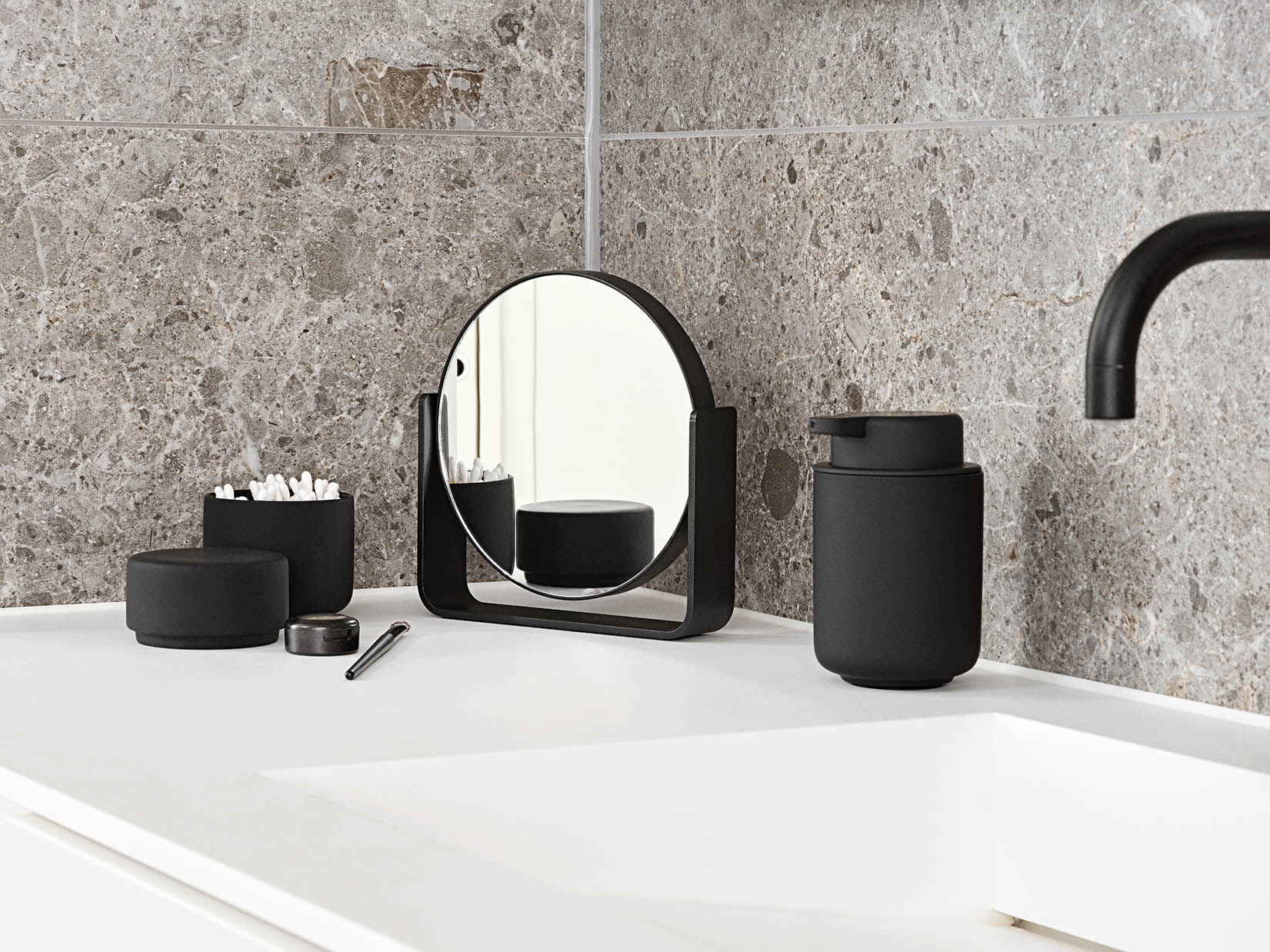 Zone Ume Soap Dispenser Black