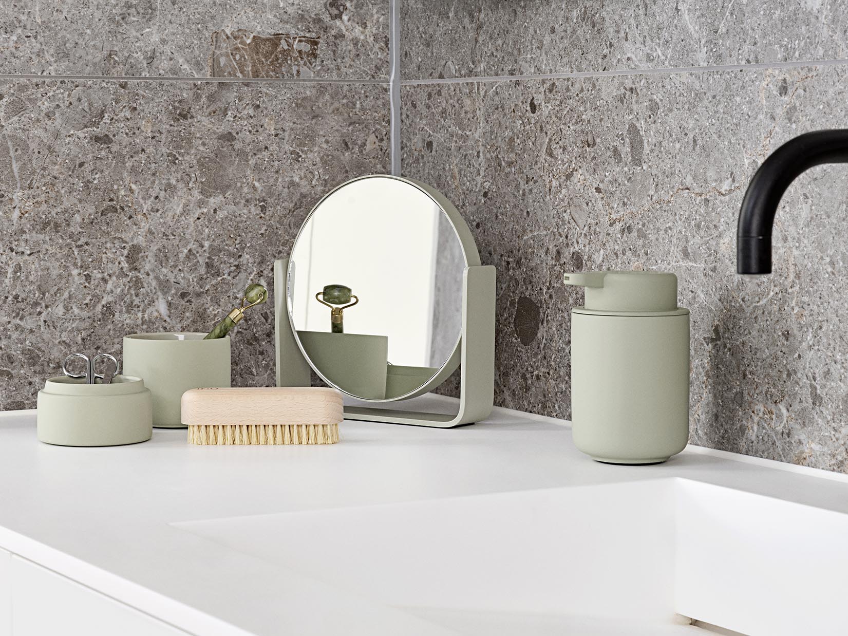 Zone Ume Soap Dispenser Eucalyptus Green