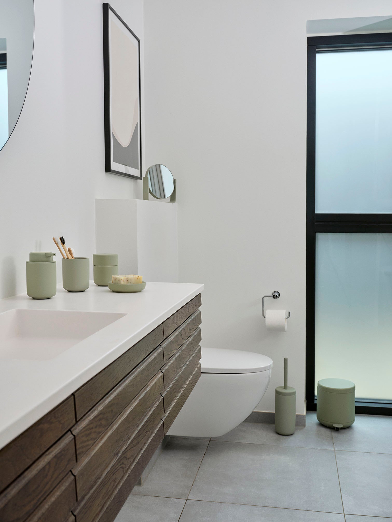 Zone Ume Toilet Brush - Eucalyptus