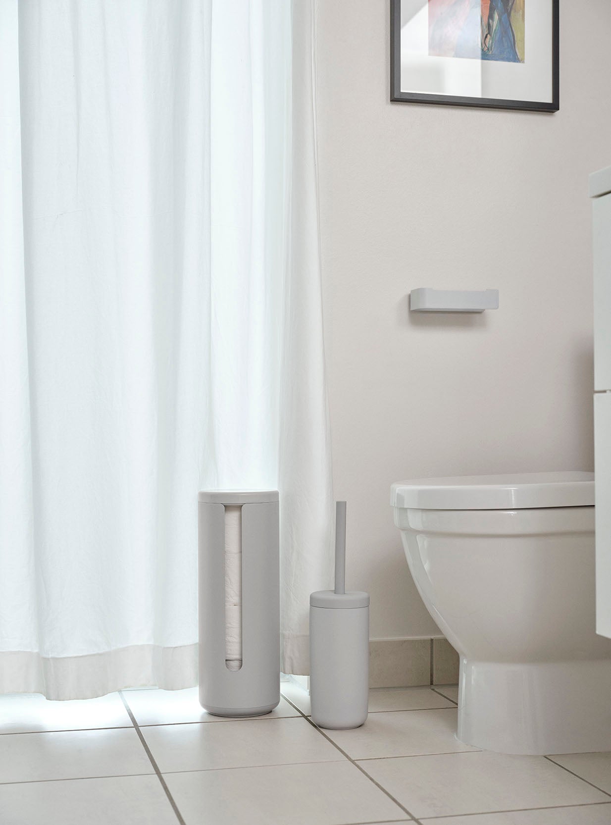 Zone Ume Toilet Paper Storage - Soft Grey