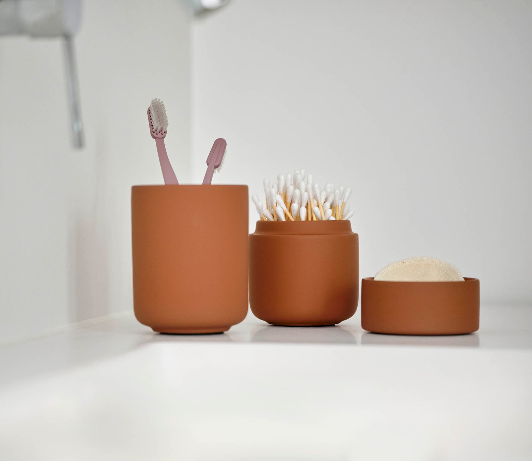 Zone Ume Toothbrush Mug Terracotta