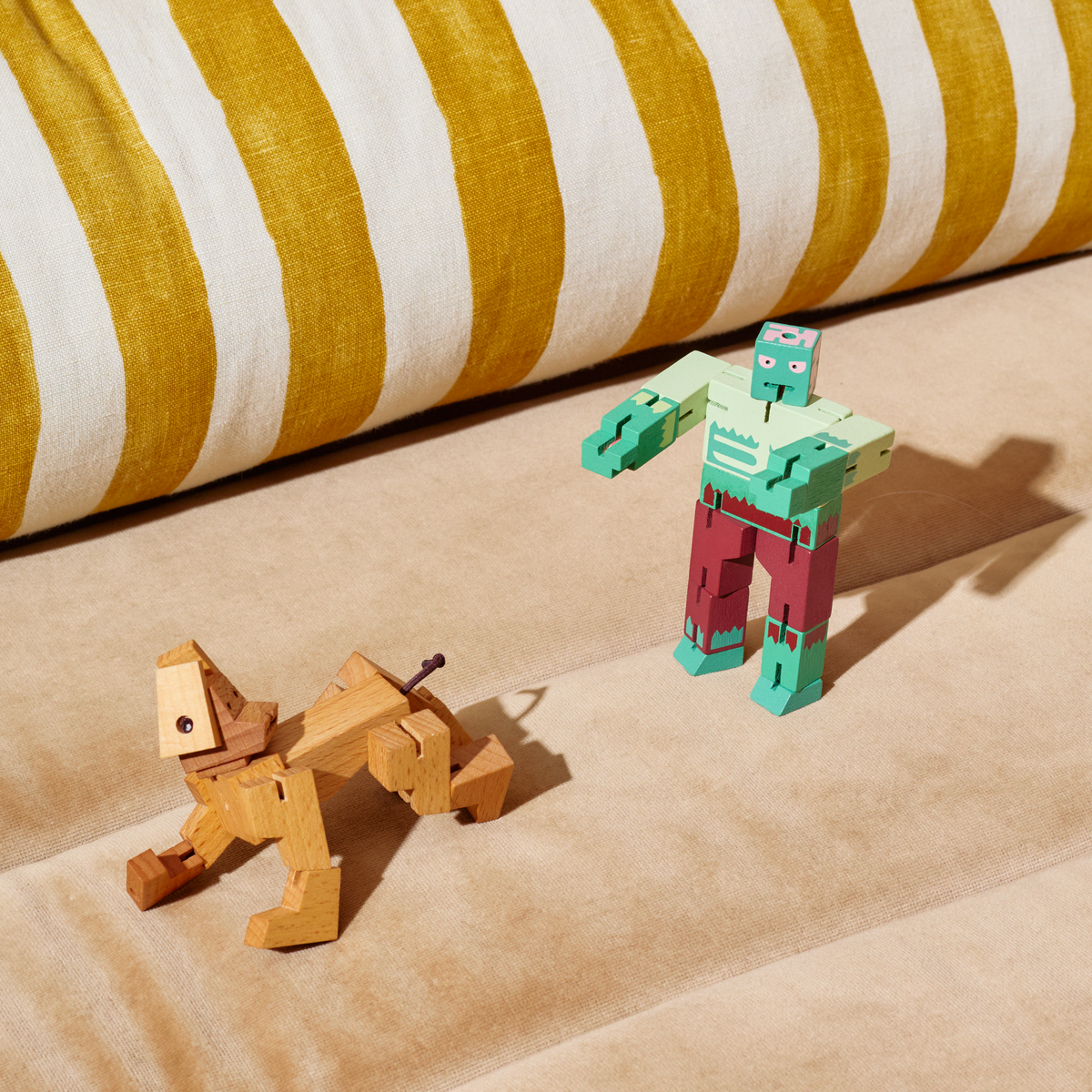 Cubebot Micro Supernatural Zombie Wooden Robot Toy