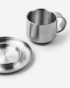 Service Projects Arlo 03 Brushed Stainless Steel Coffee Cup Set