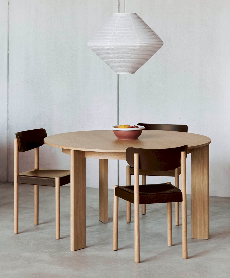HAY Chisel 20 Round Table Wood