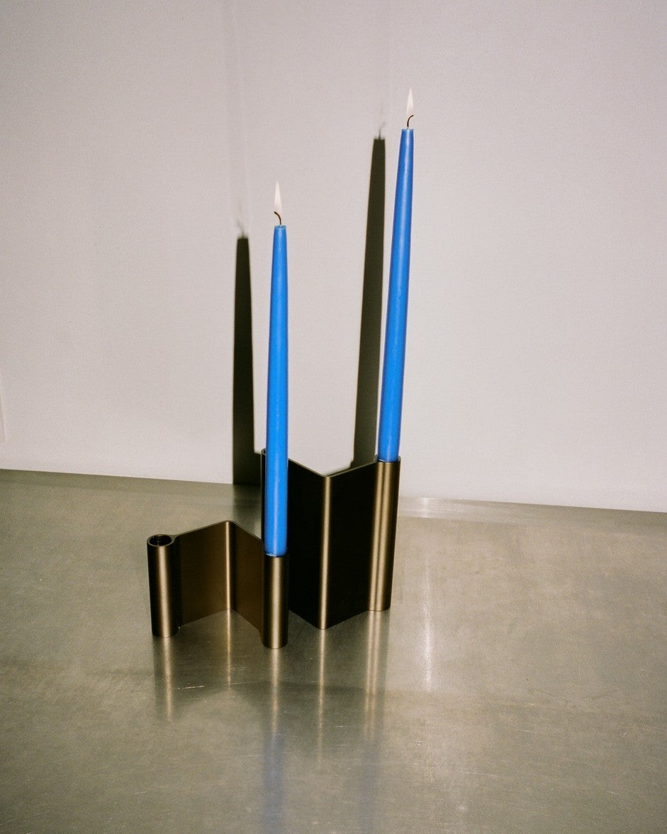 Muuto Pair Candleholder Brown