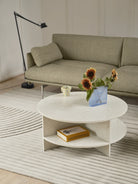 Muuto Halves Coffee Table 85cm Terrazzo Round