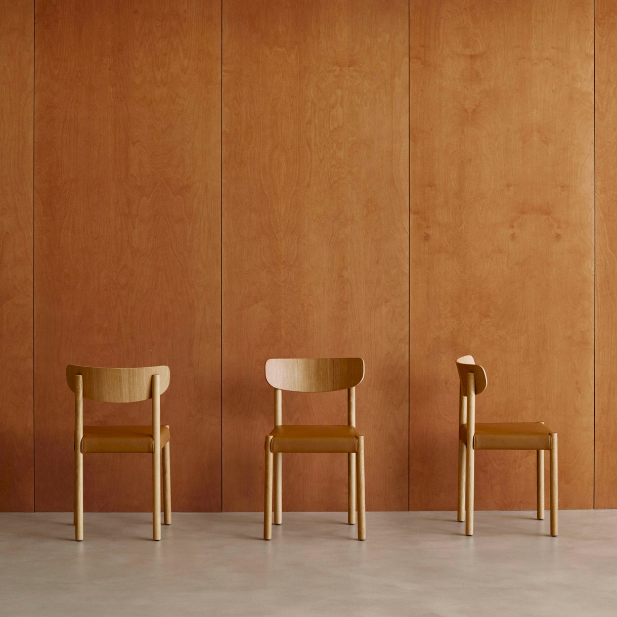 HAY Pack Chair 11 Solid Oak Base Polypropylene